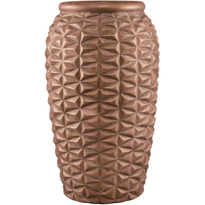 Vaso de Cerâmica Cobre Pine Grande 6872 Mart