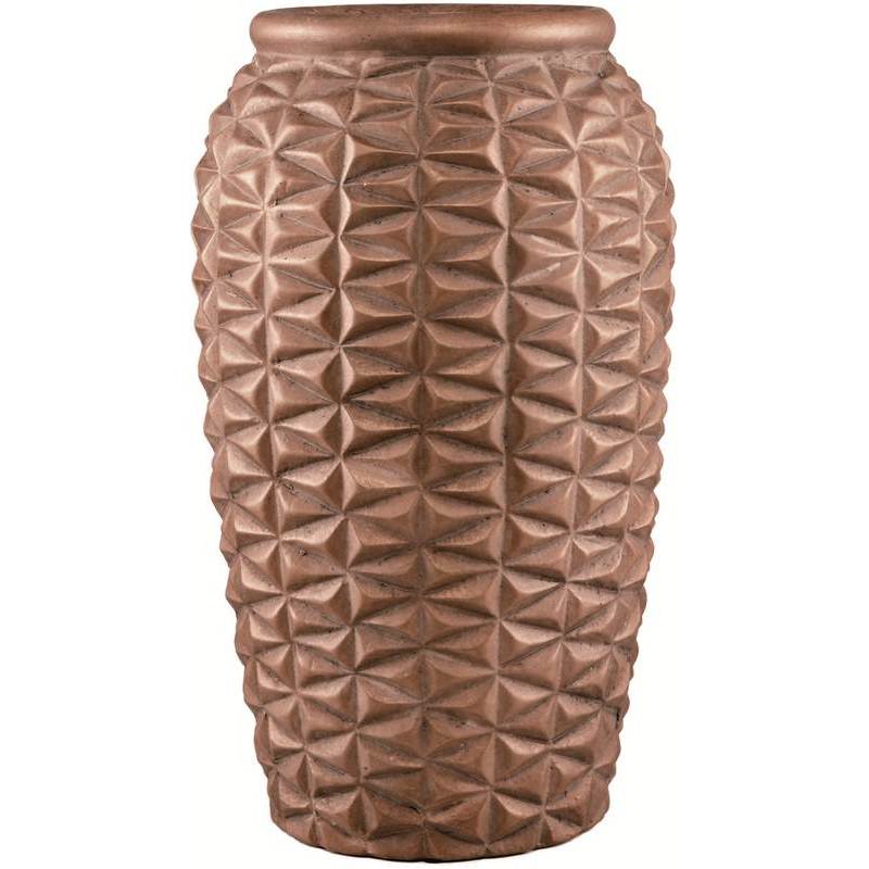 Vaso de Cerâmica Cobre Pine Pequeno 6874 Mart