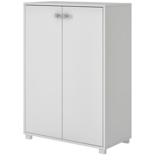 Armário Multiuso com 2 Portas e 2 Prateleiras Branco BAM 04-06 BRV