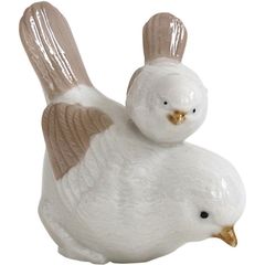 Passaro-Decorativo-em-Ceramica-Branco-Mae-e-Filho-Urban