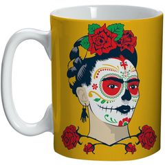 Caneca-de-Ceramica-Amarela-Face-Frida-Kahlo-Urban