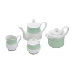 Jogo-de-Cha-em-Porcelana-Givemy-4-Pecas-Verde-Wolff