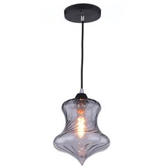 Pendente-de-Vidro-Fume-Ø19cm-Taille-TD3006-Taschibra