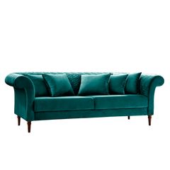 Sofa-3-Lugares-Azul-Esmeralda-em-Veludo-226m-Magnolia.jpg