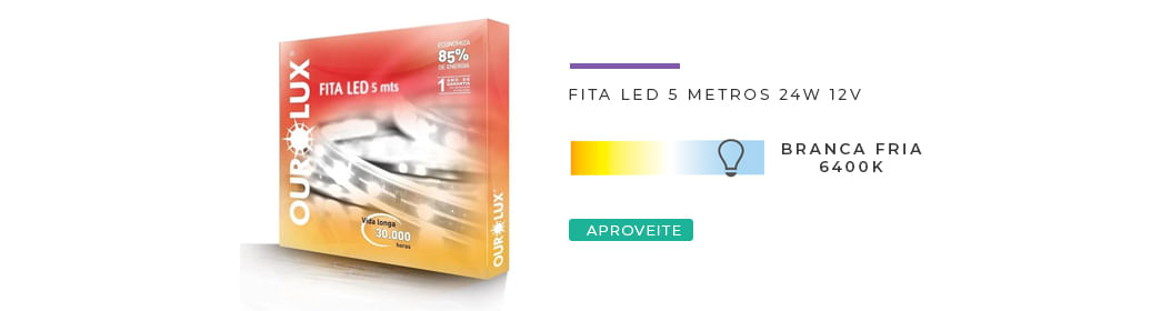 Fita Led Branca Fria